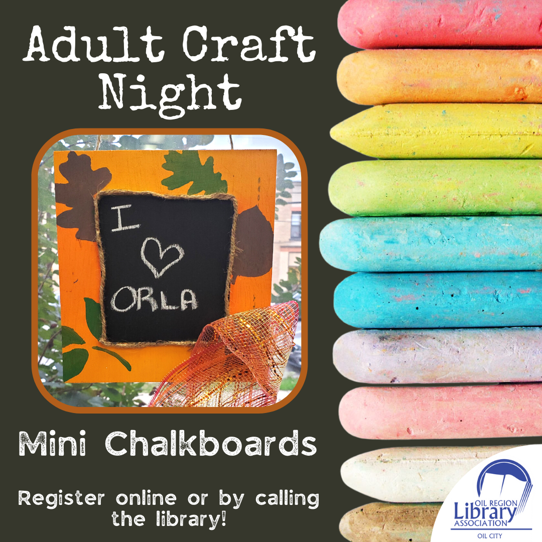 Adult Craft Night: Mini Chalkboards