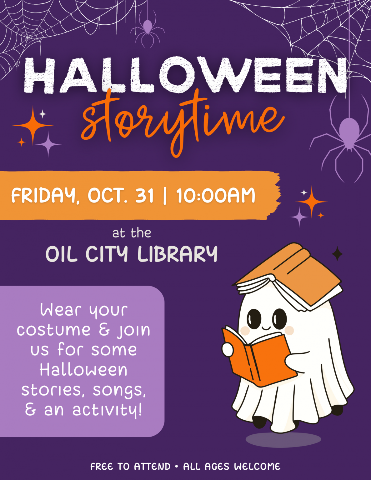 Halloween Storytime – Oil Region Library Association